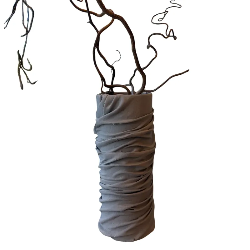 Vase Ligna XL Gris